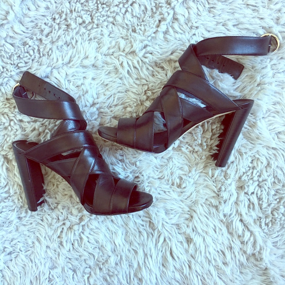 Michael Kors black strappy sandals